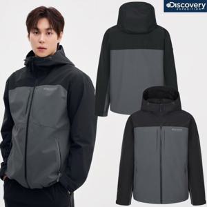 [디스커버리] 남성 25년 봄 바람막이 컬러블럭 자켓 DMWJ3C051 GRD