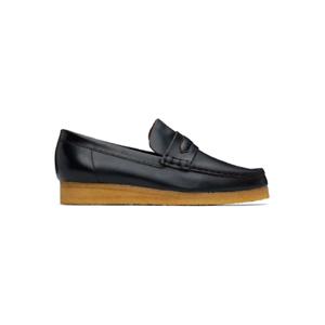 25 SS 클락스 남성 블랙 왈라비 페니 로퍼 251094M231000