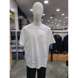 [리바이스]남여 공용 헤비웨이트 포켓 티셔츠 A8605-0000