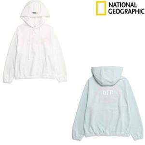내셔널지오그래픽 N231WHD020 여성 슬로건 BACK 아트웍 후드 MTM
