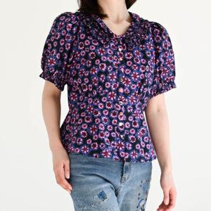 [비꼴리끄(여성)]패고딩 프릴 카라 블라우스 B252WB3150