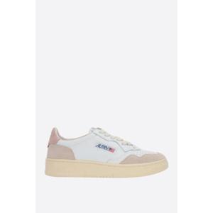 AUTRY Autry Medalist smooth leather and suede sneakers AULWLS37