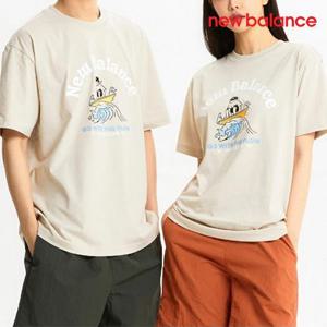 [뉴발란스] 반팔티 /D24- NBNEE21643 36 / UNI NB Boy 서핑 반팔티 (SEMI OVER FIT)