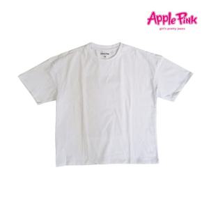 [애플핑크]무지 박시핏 반팔티셔츠 (APK8R550GSW)