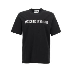 MOSCHINO 로고 자수 티셔츠 J070370411555