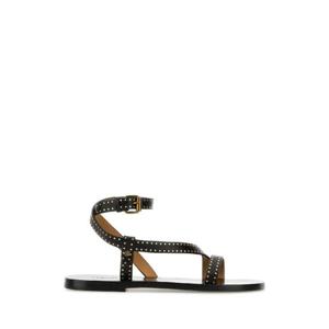 ISABEL MARANT 블랙 레더 조피 샌들 SD0228FAC1B05S 01BK