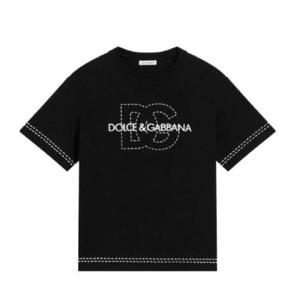 돌체앤가바나 키즈 로고 티셔츠 G7O6MN0000