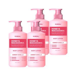 쿤달 허니 앤 마카다미아 퓨어 바디로션 엠버바닐라 500ml x4개