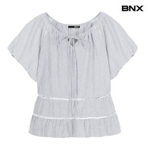 [BNX]플레어 반팔 블라우스 (BX2BL022L0)