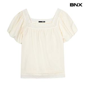[BNX]스퀘어넥 퍼프 블라우스 (BX2BL026L0)
