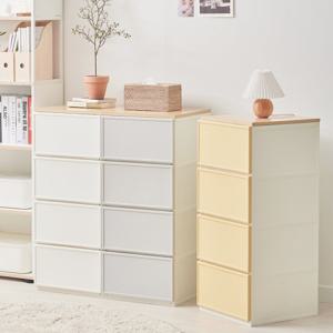 씨밀렉스 쌓아서 조합하는 래폴드 서랍장 400(L)_4단