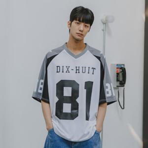 앨빈클로 래글런 럭비 오버핏 메쉬 반팔티 AST2847 (2 COLOR)