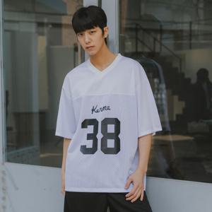 앨빈클로 38럭비 오버핏 메쉬 반팔티 AST2801