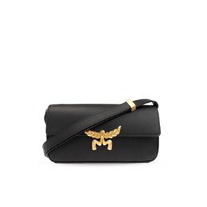 MCM 로고 플라크 스몰 힘멜 숄더백 MWSESAC06BK0 BLACK TP942156237