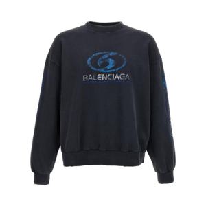 발렌시아가 후드 티셔츠 697869TPVU71412 Gray