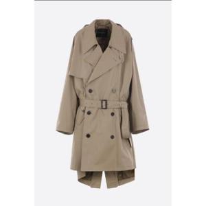 BALENCIAGA double breaste trench coat in twill 839117TSP139772