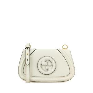 GUCCI Ivory leather small Gucci Blondie crossbody bag 815700AAEC2 9050