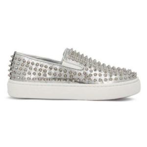 크리스챤 루부탱 로퍼 1250315 S203 SILVER SV