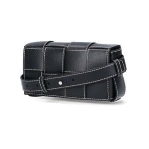 보테가베네타 클러치 파우치 738000V39K0 1148 BLACK NATURALSIL