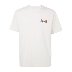 메종키츠네 반팔 티셔츠 OM011CFKJ0118 P702 WHITE