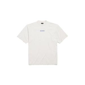 발렌시아가 반팔 티셔츠 764235TSVO9 8016 WHITEBLUE
