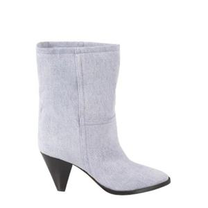 여성 Isabel Marant 포인티드 토 솔기 디테일 앵클 부츠 ROUXA86LC