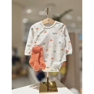 블루독베이비 10 25FW가을신상 (OR)디노양말세트바디슈트 (45A7004011)