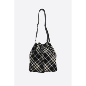 BURBERRY medium bucket bag in Check twill 8093871A1003