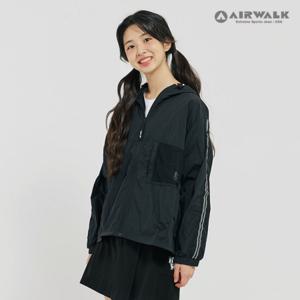[에어워크주니어] 소매 테이핑 후드 바람막이 점퍼