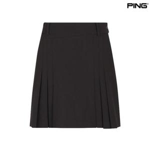 [핑골프]여성 변형 맞주름 큐롯 스커트 (121D2PC061_BK)