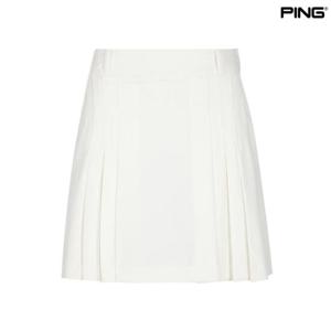 [핑골프]여성 변형 맞주름 큐롯 스커트 (121D2PC061_WH)
