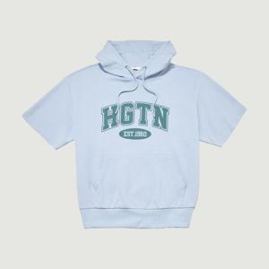 [행텐]공용 그래픽 반팔 후드티셔츠_271(10470-031-455-05)
