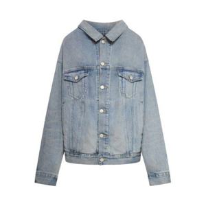 발렌시아가 데님 자켓 786638TQW55 6379 Denim