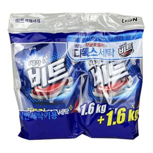 비트 세탁 세제  빨래 액체  일반용 3.2kg