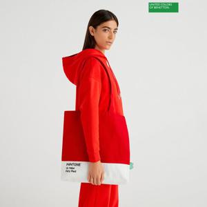 베네통 Project pantone organic cotton bag 2F_6ORGDY021_95D