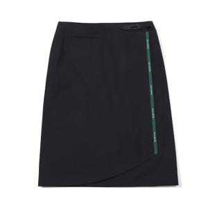 [말본 공식] 말본골프 Buckets 레인 랩 스커트 BLACK