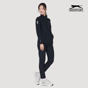 [슬레진저]여성 심플 원턱 바지 (블랙) S21WP7931-BK