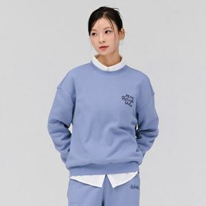 [체이스컬트]여성 자수 포인트 기모 맨투맨 티셔츠-DFRG5172D0D