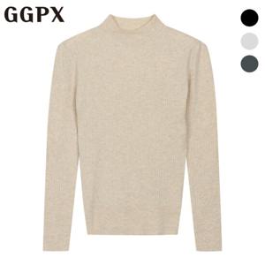 GGPX  캐시미어 골지 베이직 폴라 니트 (GOAKP055F)