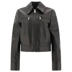 막스마라 가죽 자켓 770909 Black