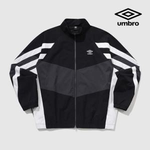 [엄브로] 더블데커 스탠넥 블루종 바람막이 자켓 UQ121CJK13 BLK