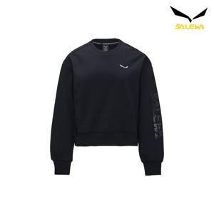 살레와 여성 라바레도 살레와 로고 프린트 맨투맨 O2LT451BLKW