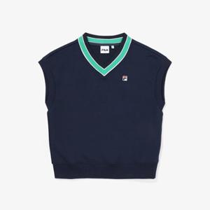휠라키즈조끼 TQJ FK2VTF1201X-DID 와펜 니트 베스트