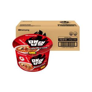 큰컵 맵탱 흑후추소고기라면 110g x 16입