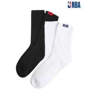 남녀공용 GSW 팀 라벨 포인트 메쉬 CREW SOCKS N255AO224P