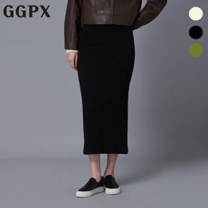 GGPX  백 슬릿 니트 스커트 (GP2SK009F)