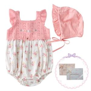 선물추천 [밍크뮤HP]25년S S(PK)블루밍플라워SET니트바디슈트 (35313-604-04)