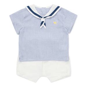 블루독베이비 10 25SS여름신상(BL) 마린 크루넥 상하세트 (45313610110)