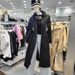 [에고이스트]후드  허리슬림 롱 점퍼ER2JZ300