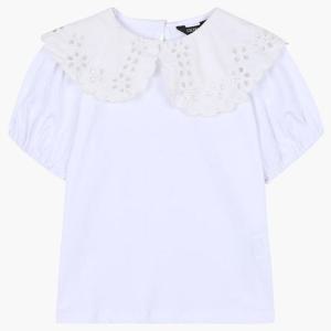[셀덴]셀덴레이스 빅카라 반팔 티블라우스 EDBL23S51